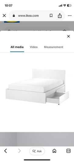 MALM Ikea bedframe