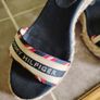 Solid Wedge Sandals Image 2
