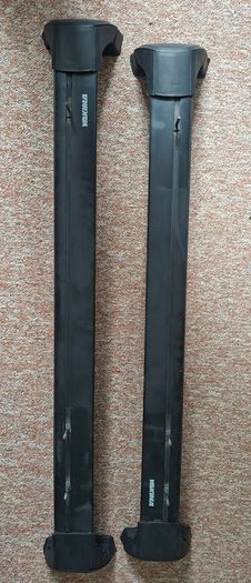 Yakima FlushBar 100 & 105cm Silver Pair (S26Y) Roof Racks