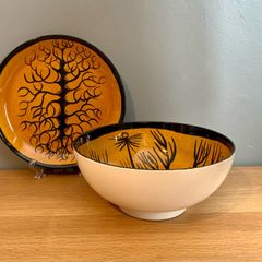 John ffrench Arklow Studio Pottery 1963 large bowl dish Jff
