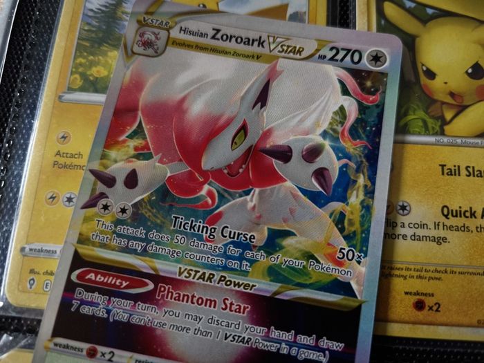 Hisuian Zoroark VSTAR ! Ultra Rare ! from Lost Origin Set ! 2022 ! Pokemon Card !
