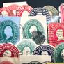 USA Early prepaid stamps from cards and envelopes Image 2
