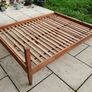 Vintage 1990's Habitat bedframe solid wood kingsize Image 2