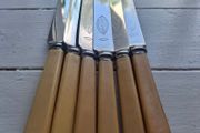 Vintage Faux Bone Handle Butter Knives