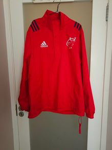 2017/18 Adidas Munster Rugby quarter-zip all-weather training jacket