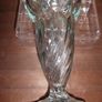 Sowerby Art Deco Flint Pressed Glass Vase . Image 3
