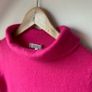 Hobbs London Pink Audrey Jumper Wool Cashmere Roll Neck Sweater Image 5