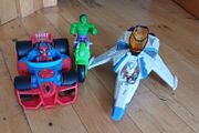 Spider-Man, Hulk &amp; Buzz Lightyear Vehicle Sets