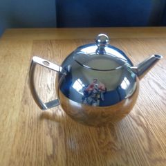 Art Deco Stainless Teapot for Sale
