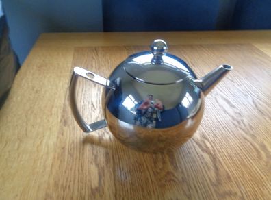 Art Deco Stainless Teapot for Sale