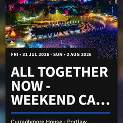 ATN Tickets x2  General x1 Campervan