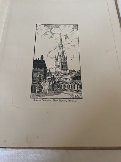 Sketches of ancient Norwich in fine and pencil by W M Large