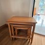Nest of 3 Wood Side Tables Image 2