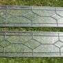 Pair of Vintage Leaded Stained Glass Window Image 2
