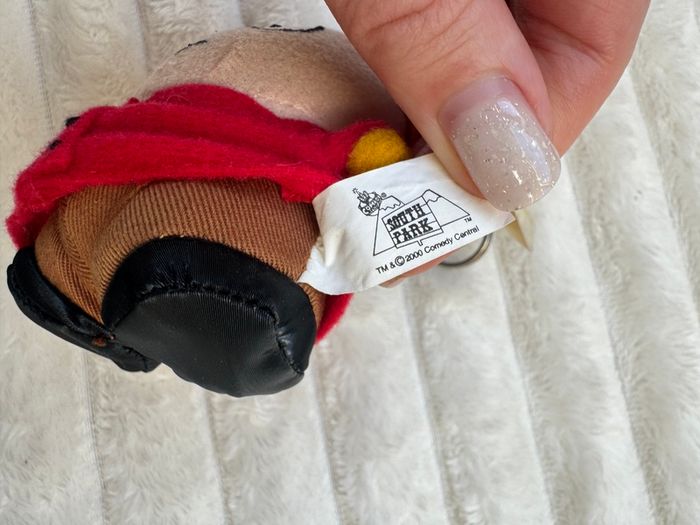 South Park 2000 Eric Cartman plush key keychain for car/window approx. 10 cm. Used Please see photos