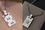 GucciMen's double-sided necklace
