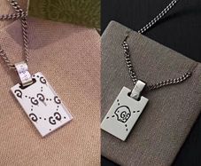 Men's double-sided necklace