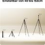 K&F Concept 153cm Carbon Fibre Camera Tripod Image 3