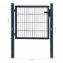 2D Fence Gate (Single) Anthracite Grey 106 x 130 cm Image 6