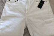 Ralph Lauren White Denim Shorts