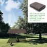 Privacy Screen, 1m x 5m Patio Privacy Protective Screens 500g/m HDPE 95 UV Block Porch Privacy Fence Cover for Backyard Deck Railing Pools - with Cable Ties and Rope (Brown) Image 6