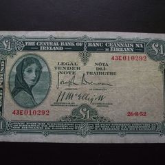 1952 Lavery One Pound Note
