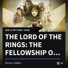Lord of the rings in concert