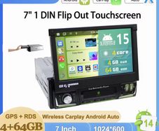 7 inch flip out car stereo