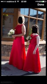 Red Bridesmaid & Junior Bridesmaid Dresses