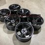 18" Inch Strom DS35 Drift Wheels 5x114.3 Nissan silvia skyline RX7 MX5 R32 R33 lexus IS200 Image 3