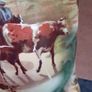 Vintage Hanley England Vase Cows x 2 Image 6