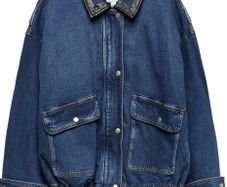 M Mark&Spencer Denim Oversized jacket new