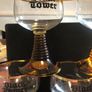 Vintage Black Tower Wine glasses Image 2