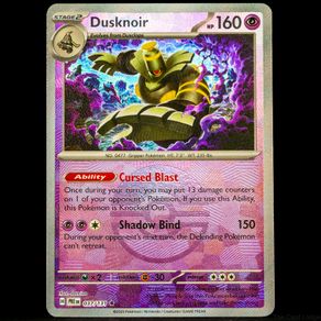 Dusknoir 037/131 Reverse Pokeball Holo Rare Prismatic Evolutions Pokemon Card