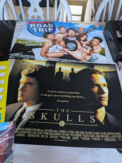 6 UK mini quad film posters