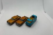 Vintage Matchbox Super  Fast Mercedes 300se and VW Dormobile