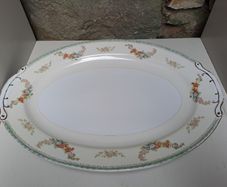 Antique Large turkey serving platter