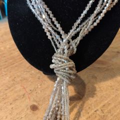 Kenneth Cole Reaction Multi Chain Tassel Necklace.