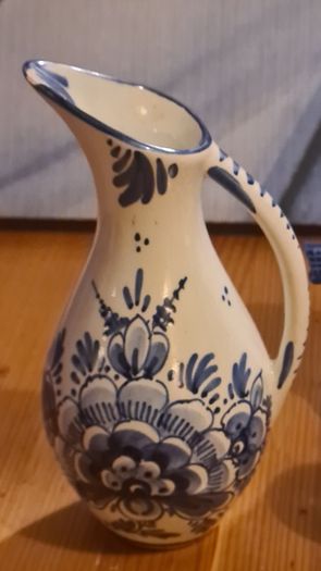 Dutch Delft Hand Painted Blue And White Ornament. 7 in total.All Marked.