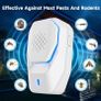 Queath Ultrasonic Mosquito Repellent 4-Pack, Ultrasonic Pest Repellent, Ultrasonic Pest Control, Against Mice, Flies, Cockroaches, Spiders, and Ants, Harmless to Pets and Humans Image 4