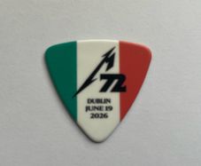 Metallica M72  Guitar / Bass Pick Dublin 19 June (Guinness logo)