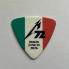 Metallica M72  Guitar / Bass Pick Dublin 19 June (Guinness logo)
