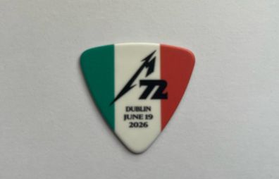 Metallica M72  Guitar / Bass Pick Dublin 19 June (Guinness logo)