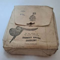 RARE Vintage Barnsby "Globe Rex" Aluminium Race Stirrups - Boxed Deadstock