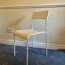 IKEA white dining table and chairs Image 5