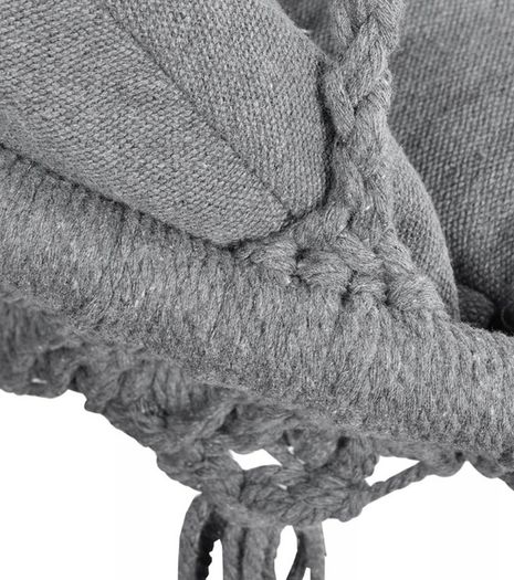 GREY Hanging Basket Chair  with CUSHION!!!