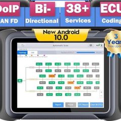 New 2026 XTOOL D8W Car Diagnostics Tool Automotive Scanner ECU Coding Bi-directional 38 special Function CANFD DOIP FCA Topology