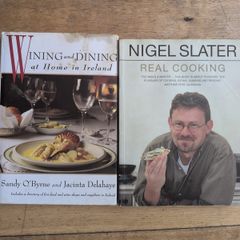 Nigel Slater/ Wining & Dining in Irl. cookbooks