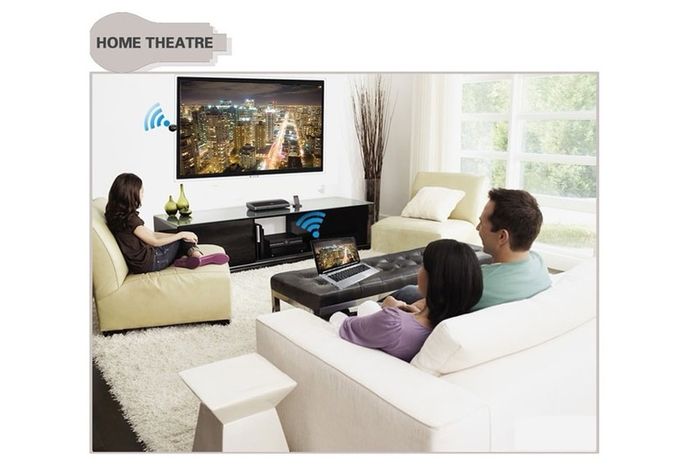 Wecast C2 Miracast WiFi Display Dongle Receiver 1080P AirPlay Mirroring DLNA