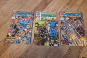 Job lot 3 Marvel Comics. MysTech Wars Mini Series . Issue 1.2.4 1993